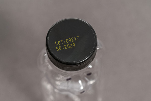 printing on honey bottle