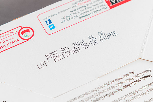 printing on pet food bag