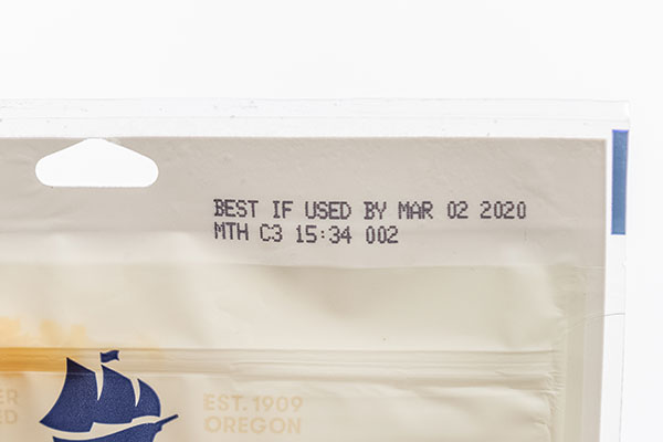 best buy date printed on bag